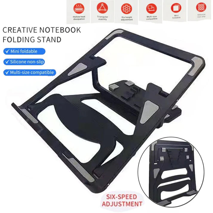 Foldable Notebook Stand – Lightweight & Adjustable